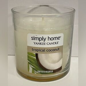 Yankee Candle Tropical Coconut Jar Candle 7 Oz‎ NEW